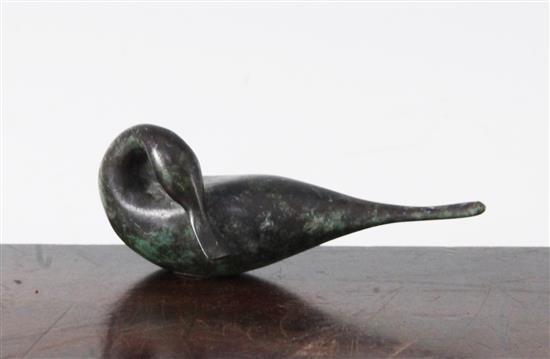 § Guy Taplin (b.1939) Miniature preening pintail, 1997 3.5in.